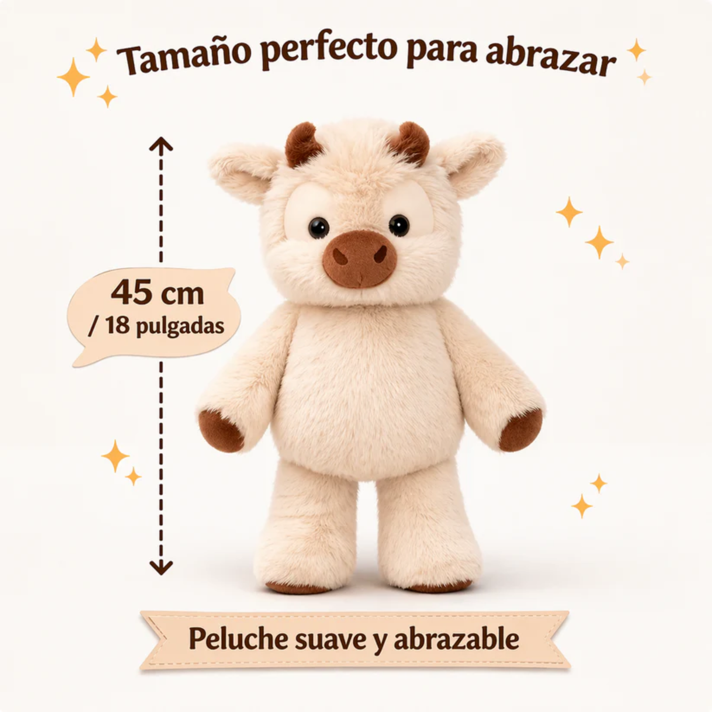 Runny el peluche que corre hacia tus brazos