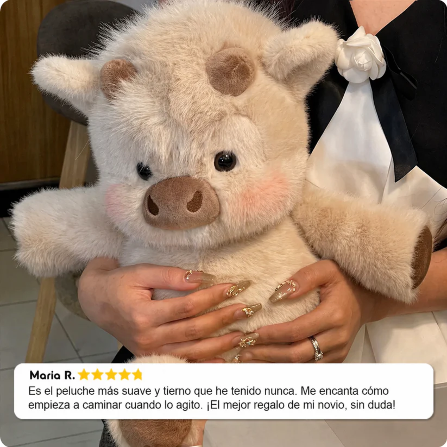 Runny el peluche que corre hacia tus brazos